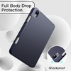 image:imageJETech Case Cover for iPad mini A17 Pro6th Gen 20242021 Black  Soft TPU Protection Pencil Holder TriFold Stand Auto WakeSleep Shockproof Lightweight DesignNavy