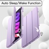 image:imageJETech Case Cover for iPad mini A17 Pro6th Gen 20242021 Black  Soft TPU Protection Pencil Holder TriFold Stand Auto WakeSleep Shockproof Lightweight DesignPurple
