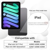 image:imageJETech Case Cover for iPad mini A17 Pro6th Gen 20242021 Black  Soft TPU Protection Pencil Holder TriFold Stand Auto WakeSleep Shockproof Lightweight DesignSpace Gray