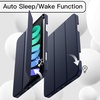 image:imageJETech Case Cover for iPad mini A17 Pro6th Gen 20242021 Black  Soft TPU Protection Pencil Holder TriFold Stand Auto WakeSleep Shockproof Lightweight DesignNavy