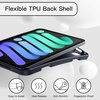 image:imageJETech Case Cover for iPad mini A17 Pro6th Gen 20242021 Black  Soft TPU Protection Pencil Holder TriFold Stand Auto WakeSleep Shockproof Lightweight DesignNavy