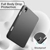 image:imageJETech Case Cover for iPad mini A17 Pro6th Gen 20242021 Black  Soft TPU Protection Pencil Holder TriFold Stand Auto WakeSleep Shockproof Lightweight DesignSpace Gray