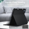 image:imageJETech Folio Case Cover for iPad A16 11th10th Gen Navy  For 20252022 Model MultiAngle Stand Cover Pencil Holder Slim Protective Cover Auto WakeSleepBlack