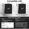 image:imageJETech Folio Case Cover for iPad mini A17 Pro6th Gen 20242021 Black  MultiAngle Stand Cover Pencil Holder Slim Protective Cover Auto WakeSleepBlack