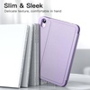 image:imageJETech Folio Case Cover for iPad mini A17 Pro6th Gen 20242021 Black  MultiAngle Stand Cover Pencil Holder Slim Protective Cover Auto WakeSleepPurple