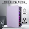 image:imageJETech Folio Case Cover for iPad mini A17 Pro6th Gen 20242021 Black  MultiAngle Stand Cover Pencil Holder Slim Protective Cover Auto WakeSleepPurple