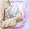 image:imageJETech Glitter Case Cover for iPad A16 11th10th Gen Pink  For 20252022 Model Sparkly Glitter Design Pencil Holder Slim Clear Back Kids and GirlsFriendlySilver