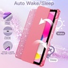image:imageJETech Glitter Case Cover for iPad A16 11th10th Gen Pink  For 20252022 Model Sparkly Glitter Design Pencil Holder Slim Clear Back Kids and GirlsFriendlyPink
