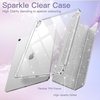 image:imageJETech Glitter Case Cover for iPad A16 11th10th Gen Pink  For 20252022 Model Sparkly Glitter Design Pencil Holder Slim Clear Back Kids and GirlsFriendlySilver