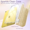 image:imageJETech Glitter Case Cover for iPad A16 11th10th Gen Pink  For 20252022 Model Sparkly Glitter Design Pencil Holder Slim Clear Back Kids and GirlsFriendlyGold