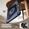 image:imageJETech Kickstand Case for iPad A16 11th10th Gen Black  For 20252022 Model Adjustable MultiAngle Stand Pencil Holder Slim Shockproof Frosted BackBlack