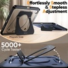 image:imageJETech Kickstand Case for iPad A16 11th10th Gen Black  For 20252022 Model Adjustable MultiAngle Stand Pencil Holder Slim Shockproof Frosted BackBlack