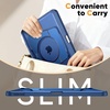 image:imageJETech Kickstand Case for iPad A16 11th10th Gen Black  For 20252022 Model Adjustable MultiAngle Stand Pencil Holder Slim Shockproof Frosted BackNavy