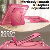 image:imageJETech Kickstand Case for iPad A16 11th10th Gen Black  For 20252022 Model Adjustable MultiAngle Stand Pencil Holder Slim Shockproof Frosted BackPink
