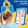 image:imageJETech Kids Case for iPad A16 11th10th Gen Blue  For 20252022 Model 360 Rotating Handle Stand Shockproof Lightweight Pencil HolderBlue