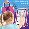 image:imageJETech Kids Case for iPad A16 11th10th Gen Blue  For 20252022 Model 360 Rotating Handle Stand Shockproof Lightweight Pencil HolderPlum