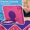 image:imageJETech Kids Case for iPad A16 11th10th Gen Blue  For 20252022 Model 360 Rotating Handle Stand Shockproof Lightweight Pencil HolderPlum