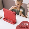 image:imageJETech Kids Case for iPad A16 11th10th Gen Blue  For 20252022 Model Builtin Screen Protector 360 Handle Stand Shockproof KidFriendlyRed