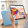 image:imageJETech Magnetic Case for iPad A16 11th10th Gen Black  For 20252022 Model Slim Smart Design Cover Auto WakeSleep Lightweight ProtectionSilver