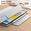 image:imageJETech Magnetic Case for iPad A16 11th10th Gen Black  For 20252022 Model Slim Smart Design Cover Auto WakeSleep Lightweight ProtectionWhite