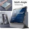 image:imageJETech Magnetic Detachable Case Cover for iPad A16 11th10th Gen Navy  For 20252022 Model Rotating Cover PortraitLandscape Stand Raised Screen View Auto WakeSleepSilver