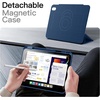 image:imageJETech Magnetic Detachable Case Cover for iPad A16 11th10th Gen Navy  For 20252022 Model Rotating Cover PortraitLandscape Stand Raised Screen View Auto WakeSleepNavy