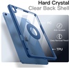 image:imageJETech Magnetic Detachable Case Cover for iPad A16 11th10th Gen Navy  For 20252022 Model Rotating Cover PortraitLandscape Stand Raised Screen View Auto WakeSleepNavy