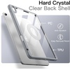 image:imageJETech Magnetic Detachable Case Cover for iPad A16 11th10th Gen Navy  For 20252022 Model Rotating Cover PortraitLandscape Stand Raised Screen View Auto WakeSleepSilver
