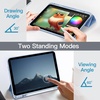 image:imageJETech Matte Case Cover for iPad A16 11th10th Gen Navy  For 20252022 Model Frosted Translucent Back Pencil Holder Slim Stand Design AntiFingerprint FinishBlue