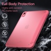 image:imageJETech Matte Case Cover for iPad A16 11th10th Gen Navy  For 20252022 Model Frosted Translucent Back Pencil Holder Slim Stand Design AntiFingerprint FinishPink