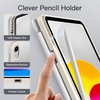 image:imageJETech Matte Case Cover for iPad A16 11th10th Gen Navy  For 20252022 Model Frosted Translucent Back Pencil Holder Slim Stand Design AntiFingerprint FinishWhite