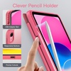 image:imageJETech Matte Case Cover for iPad A16 11th10th Gen Navy  For 20252022 Model Frosted Translucent Back Pencil Holder Slim Stand Design AntiFingerprint FinishPink