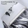 image:imageJETech Matte Case Cover for iPad A16 11th10th Gen Navy  For 20252022 Model Frosted Translucent Back Pencil Holder Slim Stand Design AntiFingerprint FinishSilver