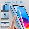 image:imageJETech Matte Case Cover for iPad A16 11th10th Gen Navy  For 20252022 Model Frosted Translucent Back Pencil Holder Slim Stand Design AntiFingerprint FinishBlue