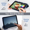 image:imageJETech Matte Case Cover for iPad A16 11th10th Gen Navy  For 20252022 Model Frosted Translucent Back Pencil Holder Slim Stand Design AntiFingerprint FinishNavy