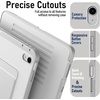 image:imageJETech MultiAngle Stand Case for iPad A16 11th10th Gen Navy  For 20252022 Model UltraStable Design Pencil Holder Slim Shockproof Frosted AntiFingerprint BackSilver