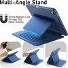 image:imageJETech MultiAngle Stand Case for iPad A16 11th10th Gen Navy  For 20252022 Model UltraStable Design Pencil Holder Slim Shockproof Frosted AntiFingerprint BackNavy