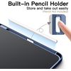 image:imageJETech MultiAngle Stand Case for iPad A16 11th10th Gen Navy  For 20252022 Model UltraStable Design Pencil Holder Slim Shockproof Frosted AntiFingerprint BackNavy