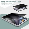 image:imageJETech Privacy Screen Protector for iPad Air 11 M4M3M2 1Pack  For 202620252024 Model AntiSpy Privacy Protection Tempered Glass Easy Installation Tool AntiScratch DesigniPad Air 13inch M4M3M2