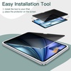 image:imageJETech Privacy Screen Protector for iPad Air 11 M4M3M2 1Pack  For 202620252024 Model AntiSpy Privacy Protection Tempered Glass Easy Installation Tool AntiScratch DesigniPad Air 11Inch M4M3M2