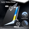 image:imageJETech Rotating Case Cover for iPad A16 11th10th Gen Navy  For 20252022 Model 360 Rotation Stand Clear Back Auto WakeSleep Pencil Holder Full ProtectionBlack