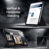 image:imageJETech Rotating Case Cover for iPad A16 11th10th Gen Navy  For 20252022 Model 360 Rotation Stand Clear Back Auto WakeSleep Pencil Holder Full ProtectionBlack