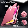 image:imageJETech Rotating Case Cover for iPad A16 11th10th Gen Navy  For 20252022 Model 360 Rotation Stand Clear Back Auto WakeSleep Pencil Holder Full ProtectionPink