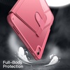image:imageJETech Rotating Case Cover for iPad A16 11th10th Gen Navy  For 20252022 Model 360 Rotation Stand Clear Back Auto WakeSleep Pencil Holder Full ProtectionPink