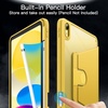 image:imageJETech Rotating Case Cover for iPad A16 11th10th Gen Navy  For 20252022 Model 360 Rotation Stand Clear Back Auto WakeSleep Pencil Holder Full ProtectionYellow