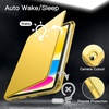 image:imageJETech Rotating Case Cover for iPad A16 11th10th Gen Navy  For 20252022 Model 360 Rotation Stand Clear Back Auto WakeSleep Pencil Holder Full ProtectionYellow