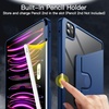 image:imageJETech Rotating Case Cover for iPad Pro 11 43 Black  For 20222021 Model 360 Rotation Stand Clear Back Design Auto WakeSleep Pencil Holder Full ProtectionNavy