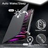 image:imageJETech Rotating Case Cover for iPad Pro 11 43 Black  For 20222021 Model 360 Rotation Stand Clear Back Design Auto WakeSleep Pencil Holder Full ProtectionSpace Gray