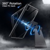 image:imageJETech Rotating Case Cover for iPad Pro 11 43 Black  For 20222021 Model 360 Rotation Stand Clear Back Design Auto WakeSleep Pencil Holder Full ProtectionSpace Gray