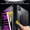 image:imageJETech Rotating Case Cover for iPad Pro 11 43 Black  For 20222021 Model 360 Rotation Stand Clear Back Design Auto WakeSleep Pencil Holder Full ProtectionBlack